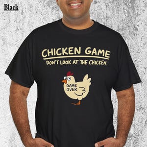 Funny Chicken Game T-Shirt, Gamer Gift for Animal Lovers