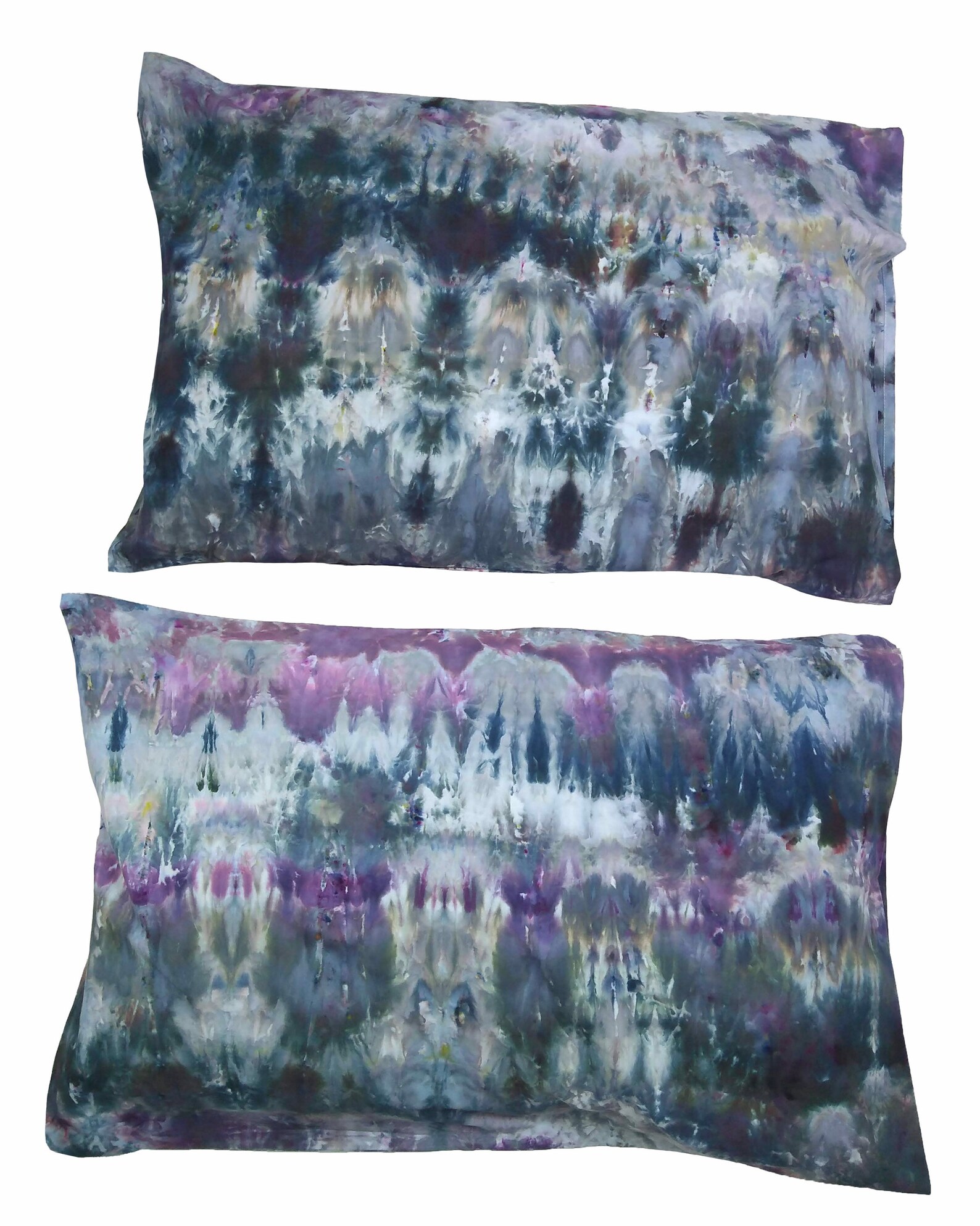 Tie dye pillowcases ice dye standard size pillowcases in 100 Etsy