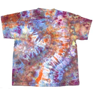 XL ice dye t-shirt - unisex tie dye tee shirt for men or women - handmade tie-dye tee for gift, festival fashion or summer - canyon