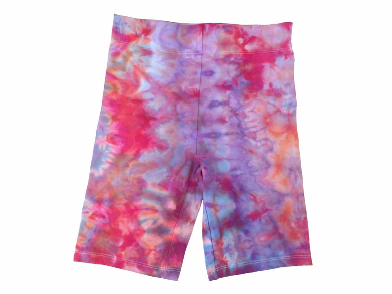 biker short tie dye