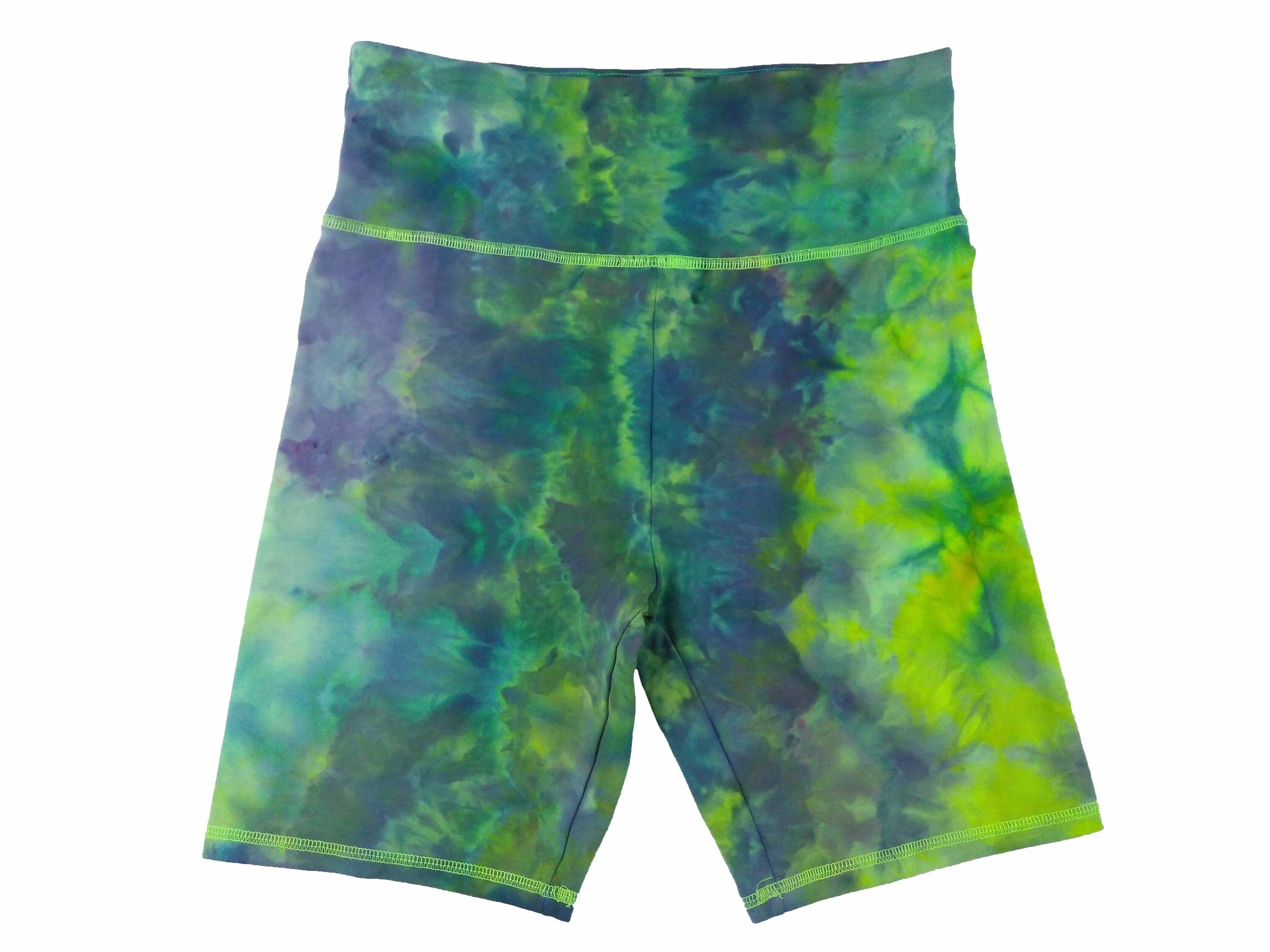 Medium Ice Dye Biker Shorts Tie Dye 
