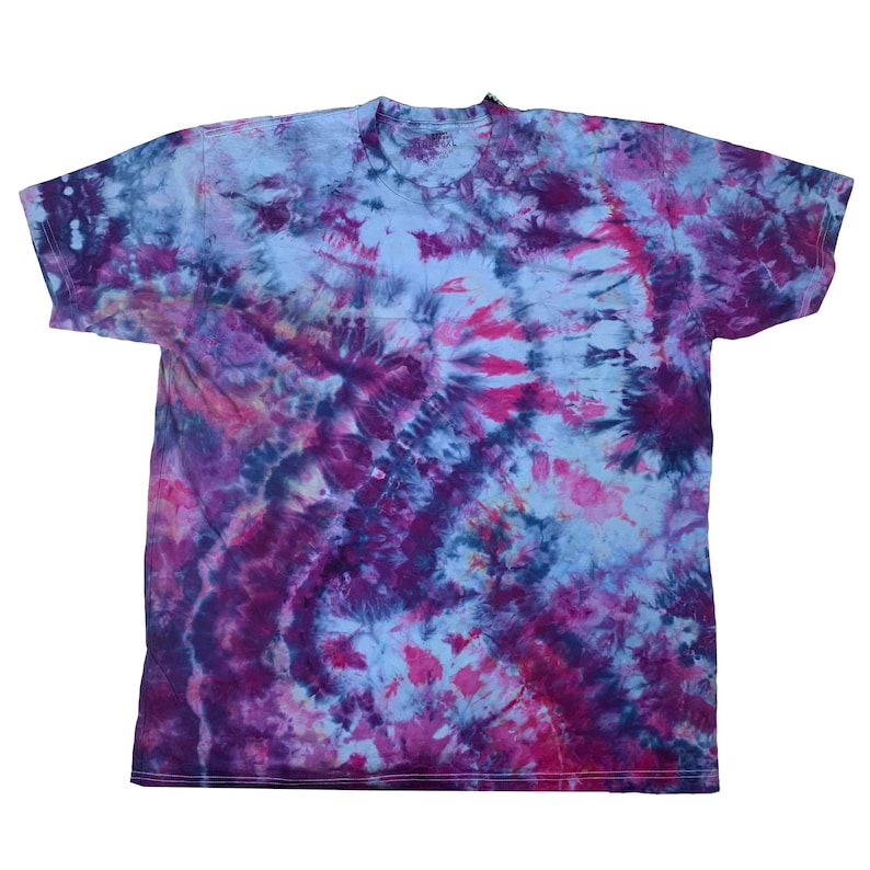 3X Ice Dye T-shirt, Adult Unisex Tie Dye Tee Shirt for Men or Women ...