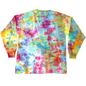 XL Eis Färbung T-Shirt - Herren & Damen Unisex Batik T-Shirt - Handgemachtes Batik T-Shirt für Geschenk oder Festival Mode - lebendiger Traum
