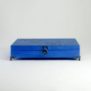 Retro Earring & Necklace Wooden Jewelry Box, Jewelry Box and Organizer, Jewellery Presentation Box, Jewellery Box