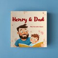 Personalized book for dad, Fathers day, gift for dad, personalized children book, Customizable with images and names product logo
