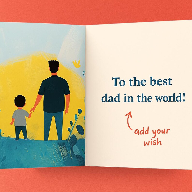 Personalized book for dad: birthday present for daddy, Father’s Day gift image 8