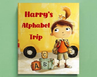 Personalized ABC Book: birthday present for babies, Ages 0-5, Christmas gift for kids