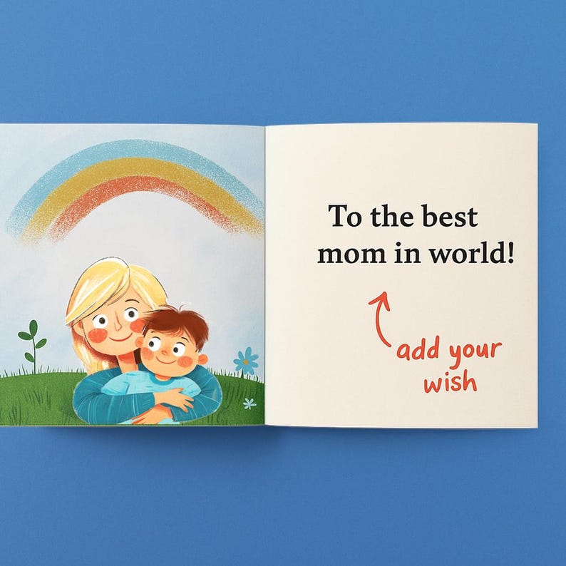 Gepersonaliseerde moederboek - Moederdagcadeau, verjaardagscadeau voor moeder afbeelding 8