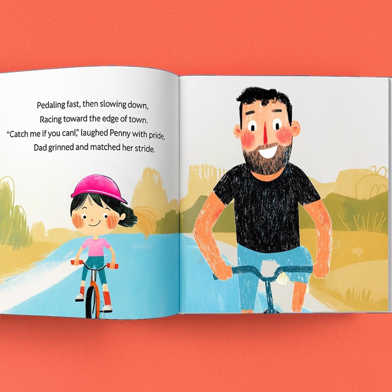 Personalized book for dad: birthday present for daddy, Father’s Day gift image 2