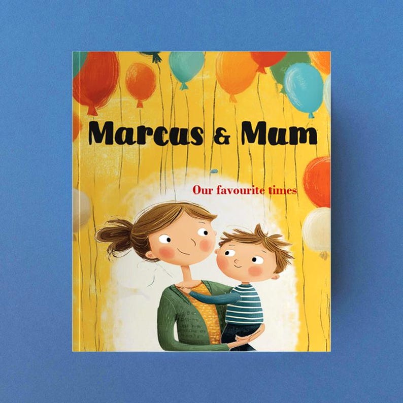 Gepersonaliseerde moederboek - Moederdagcadeau, verjaardagscadeau voor moeder afbeelding 1