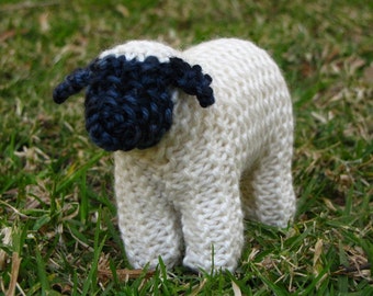 Waldorf Toy, Suffolk Sheep Knitting Pattern (PDF), Digital Download