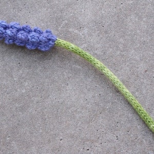 Lavender Flower Knitting Pattern, PDF, Instant Download