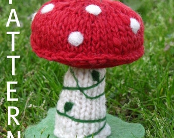 Waldorf, Fairy Mushroom Pincushion Pattern, (PDF) Digital Download