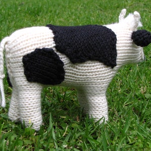 Cow Knitting Pattern, PDF, Waldorf Toy, Instant Digital Download image 3
