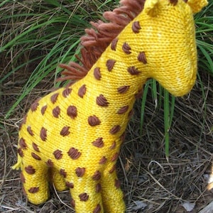 Giraffe Toy Knitting Pattern PDF Instant Digital Download image 3