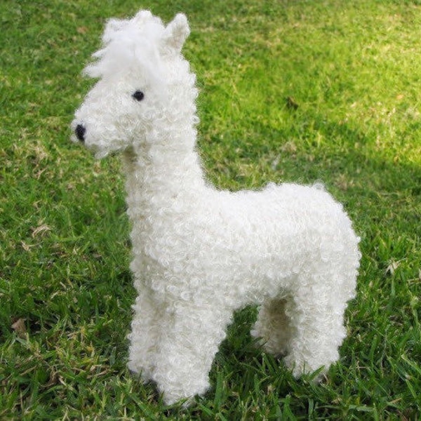 Ally the Alpaca Toy Knitting Pattern, Waldorf, PDF, Instant Digital Download