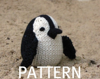 African Pengiun Knitting Pattern, (PDF)