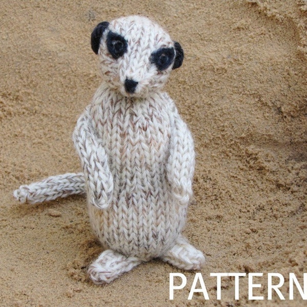 Modèle de tricot suricate, PDF, téléchargement numérique instantané