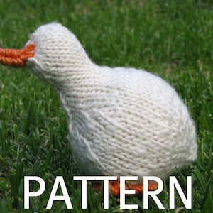 Waldorf Toy, Goose Knitting Pattern (PDF) Instant Download