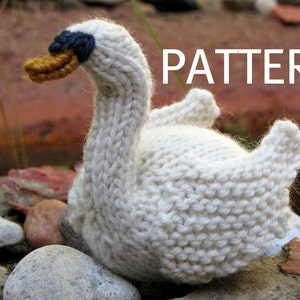 Swan Knitting Pattern, PDF, Digital Download