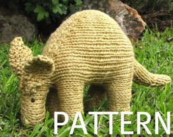 Aardvark Knittng Pattern, PDF, Instant Digital Download