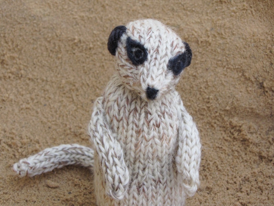 Meerkat Knitting Pattern PDF Instant Digital Download Etsy