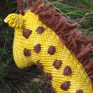 Giraffe Toy Knitting Pattern PDF Instant Digital Download image 2