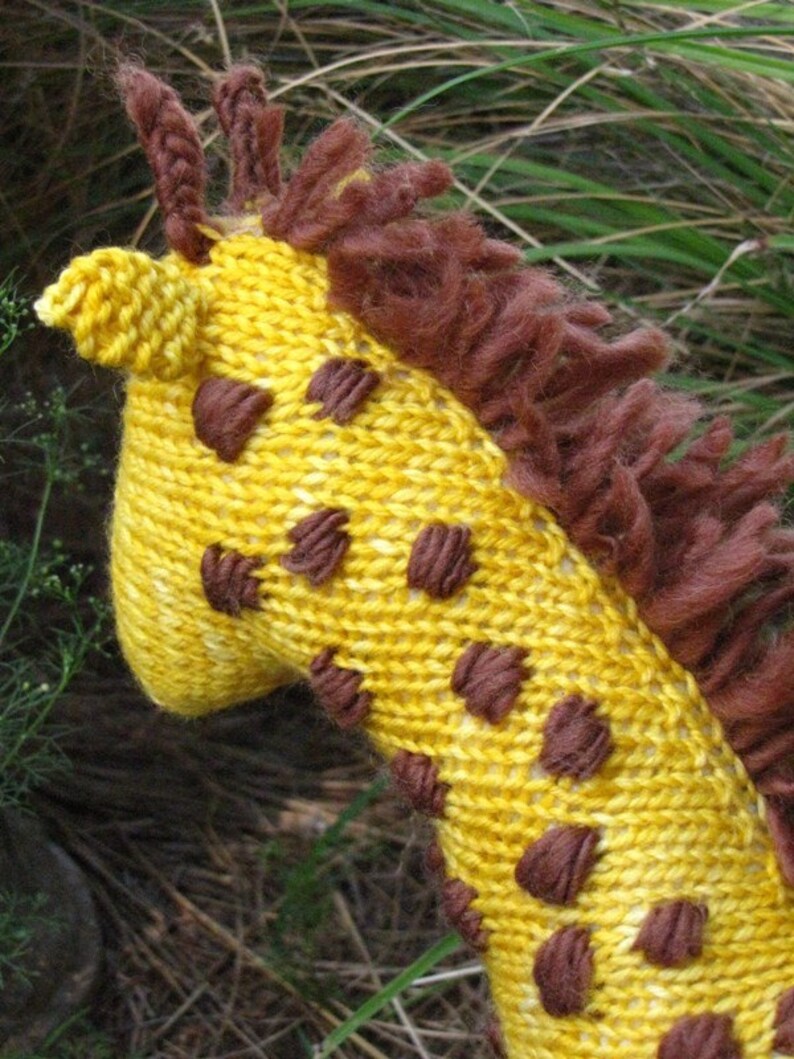 Giraffe Toy Knitting Pattern PDF Instant Digital Download image 2