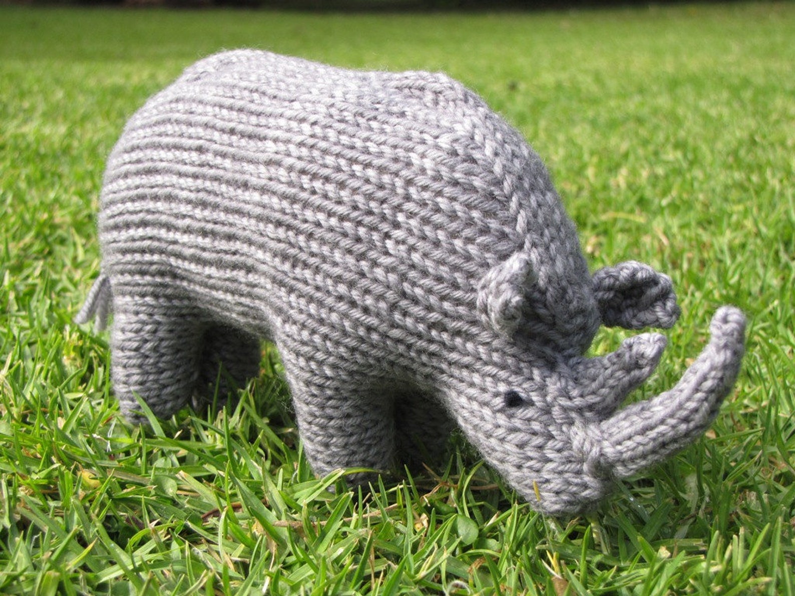 Rhino Knitting Pattern PDF Etsy