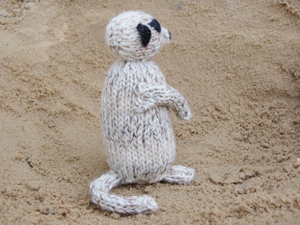 Meerkat Knitting Pattern PDF Instant Digital Download Etsy