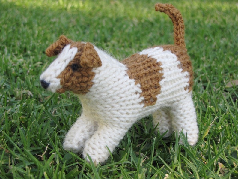 Jack Russell Dog Knitting Pattern, PDF image 4