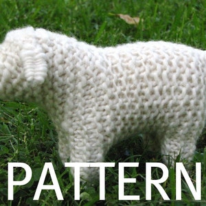 Waldorf Toy, Sheep Knitting Pattern (PDF), Digital Download