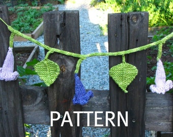 Flower Garland Pattern PDF, Instant Digital Download