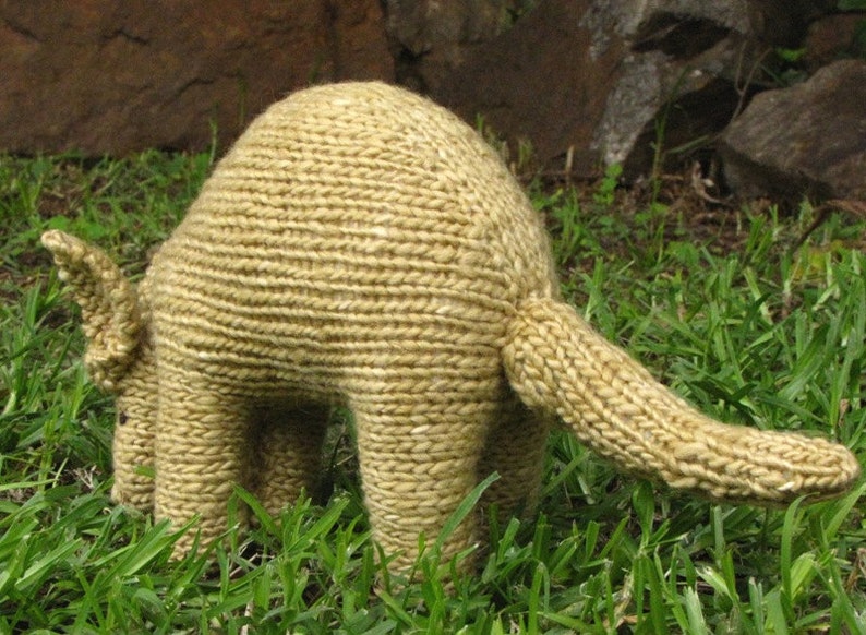 Aardvark Knittng Pattern, PDF, Instant Digital Download image 3