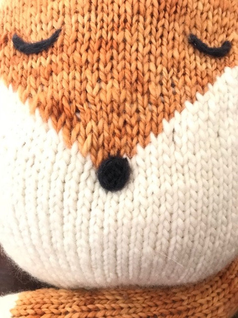 Felix the Fox, Knitting Pattern, PDF Download image 4