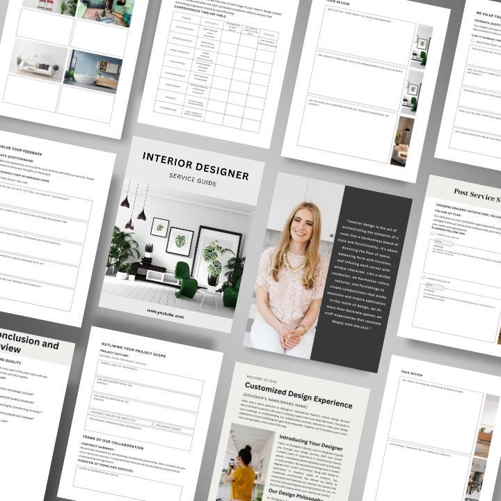 Interior Design Template, Interior Decorating Guide, Home Interior ...