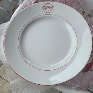 ヴィンテージ コカコーラ ダイナー 10 3/4 インチ ディナー プレート 4 枚セット
