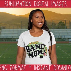 Band Mom, Marching Band, DIGITAL IMAGE for Sublimation PNG, Jpeg, Halftime show, Cheetah, Leopard doodle letters