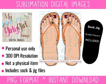 Halloween Spider Flip Flop Sock sublimation designs downloads digital, free sock jig included