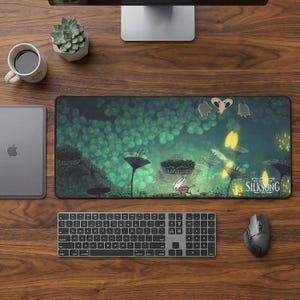 Hollow Knight Silksong-gamingmuismat – bureaumat van natuurlijk rubber