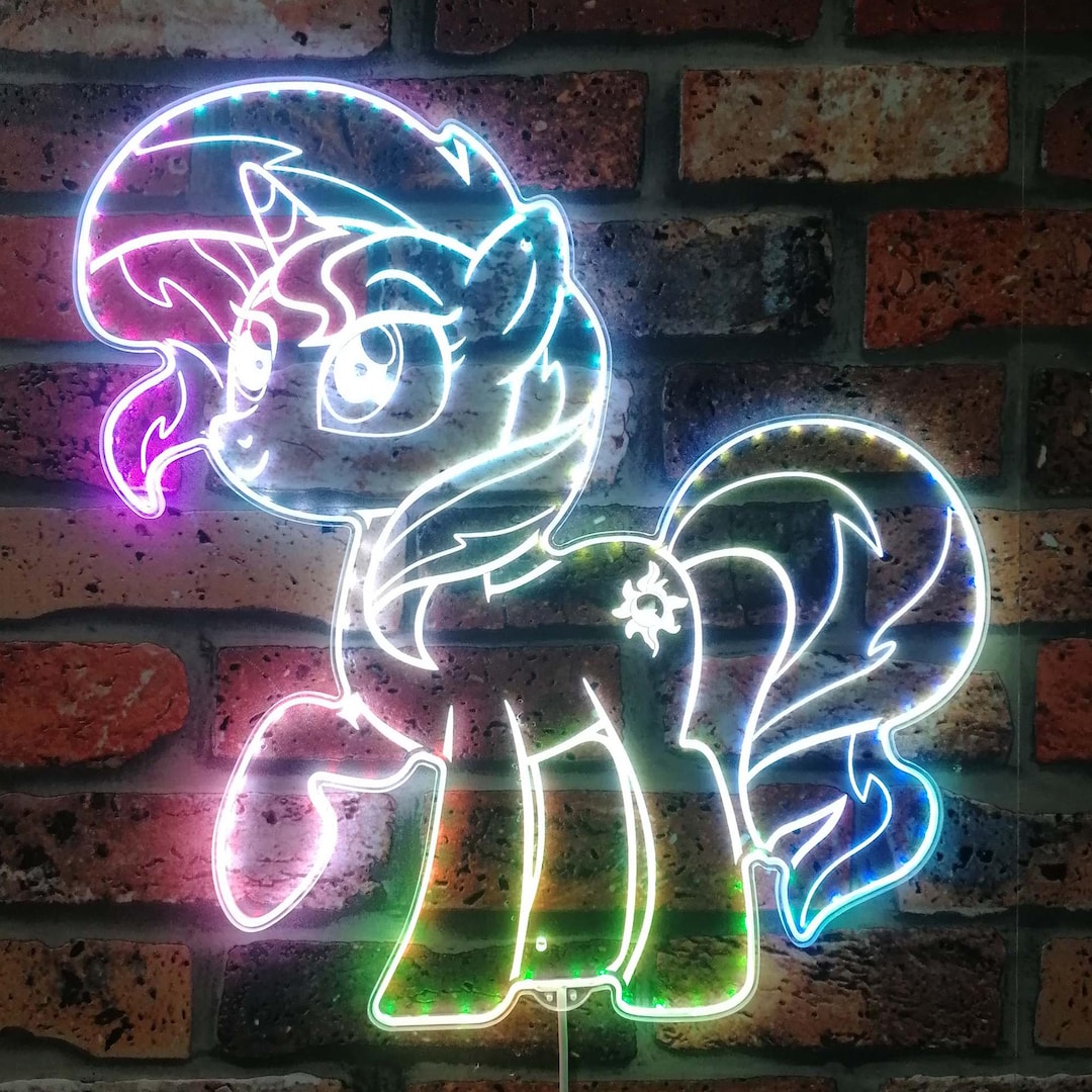 My Little Pony Sunset Shimmer Neon LED Light Sign, Custom Neon LED Sign ...