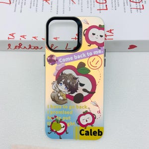 Love and DeepSpace Caleb Frosted Soft Shell Phone Cases, Caleb, Sylus, Xavier, Zayne, Rafayel Phone Cases