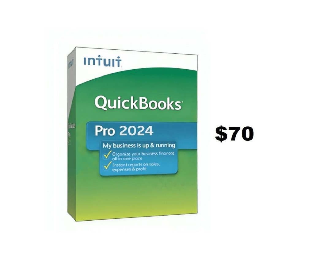 Quickbooks Desktop Pro 2024 for Windows No Subscription Lifetime Etsy