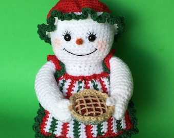 BAKER SNOWLADY PDF crochet pattern (English only)