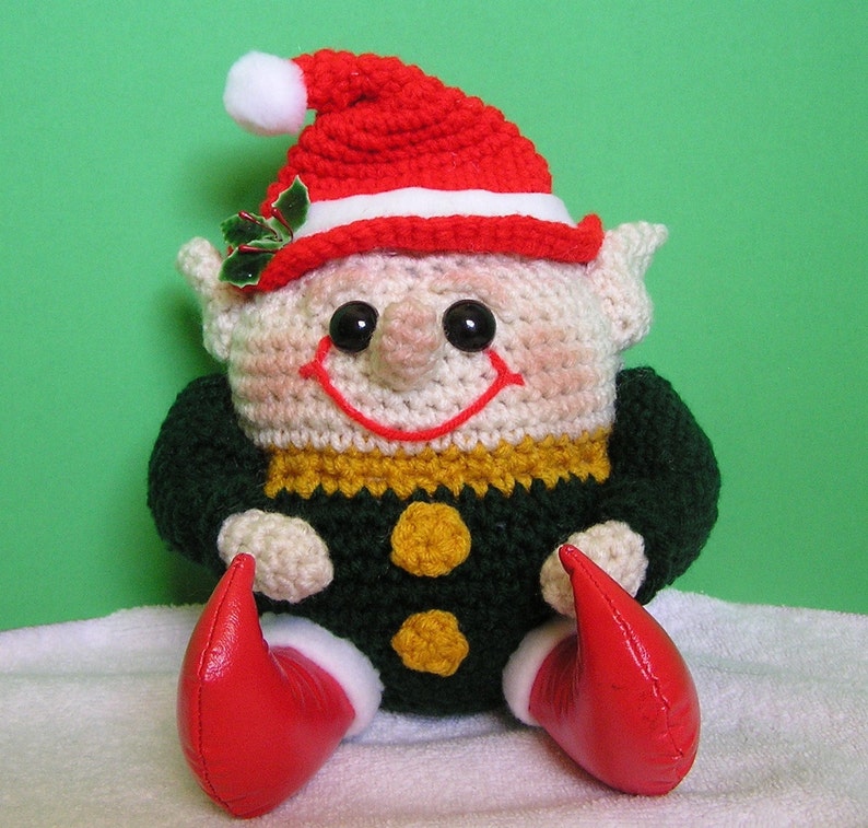 PUDGY ELF PDF Crochet Pattern English only image 1