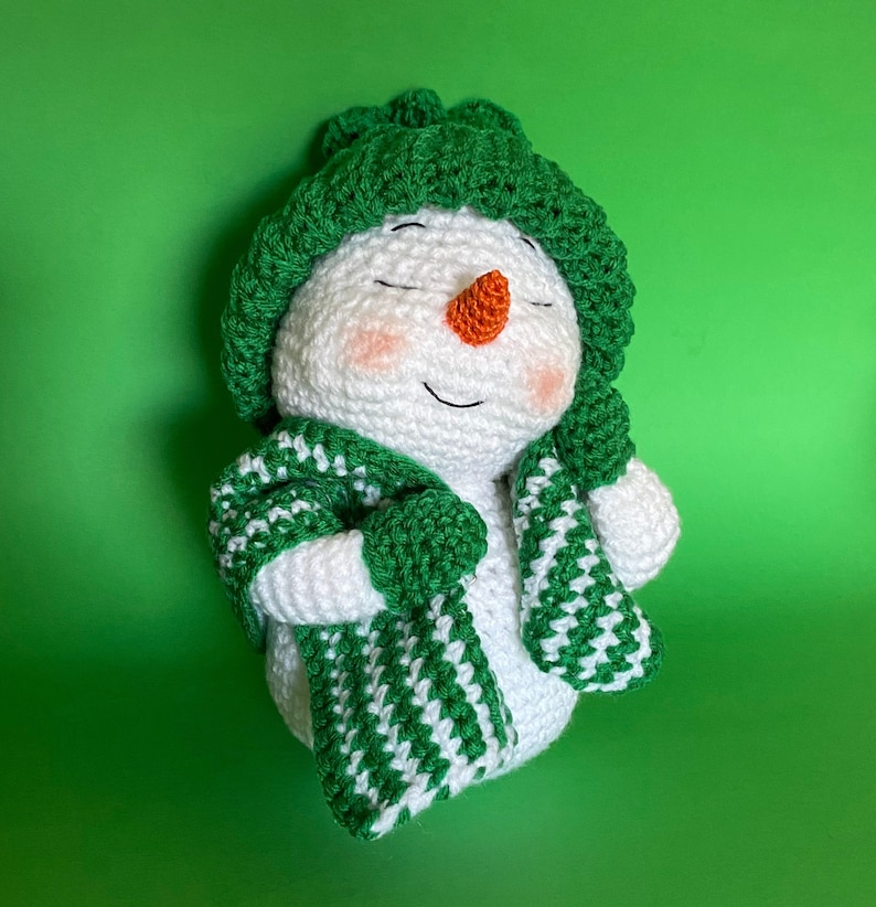 COZY JOSIE PDF Crochet Snowman pattern image 6