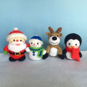 4 TINY WINTER FRIENDS Pdf Crochet pattern (English only)
