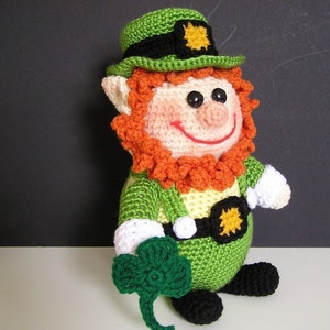 PUDGY LEPRECHAUN PDF Crochet Pattern English only image 4