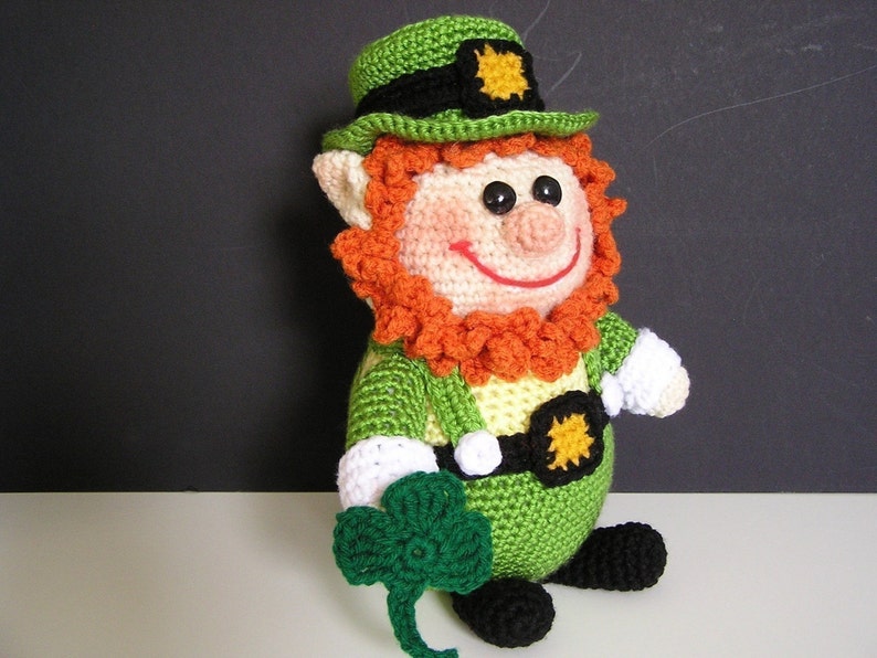 PUDGY LEPRECHAUN PDF Crochet Pattern English only image 4