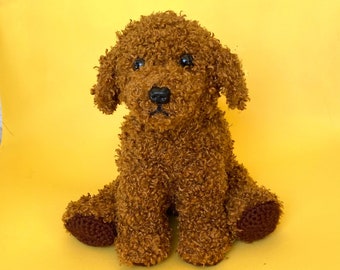 CROCHETED LABRADOODLE PUPPY pdf pattern (English only)